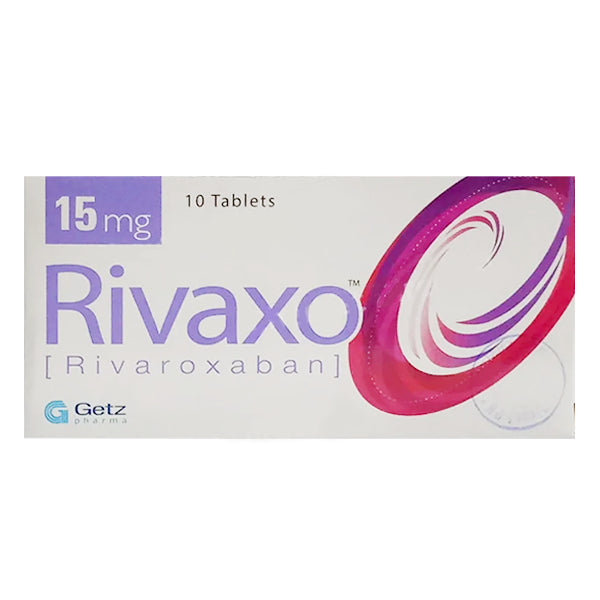 Rivaxo Tablets 15mg (1 Box = 1 Strip)(1 Strip = 10 Tablets)