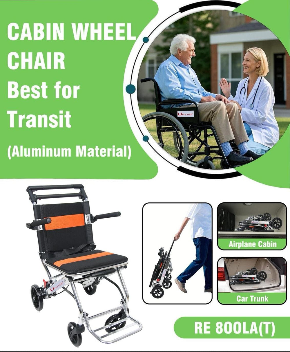 Re 800 L A T Wheelchair Portable - The Healthcare Shop Pakistan
