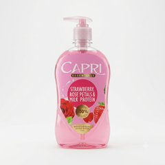 CAPRI HAN WASH STRAWBERRY SOFTNERS 450 ML BOTTLE Default Title - MamasJan skincare