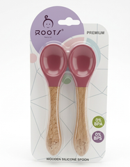 ROOTS SILICONE SPOON 2 PCS F0008 Default Title - MamasJan Grocery Nonfood