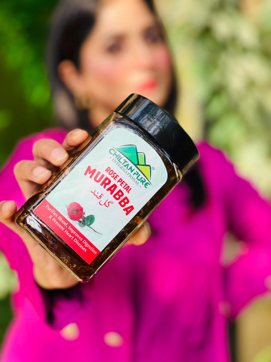Rose Petal (Gulkand) Murabba - Made from Pure Rose Petals, Purifies Blood, Boost Digestion, Relieves Acidity & Protect Against Heart Diseases