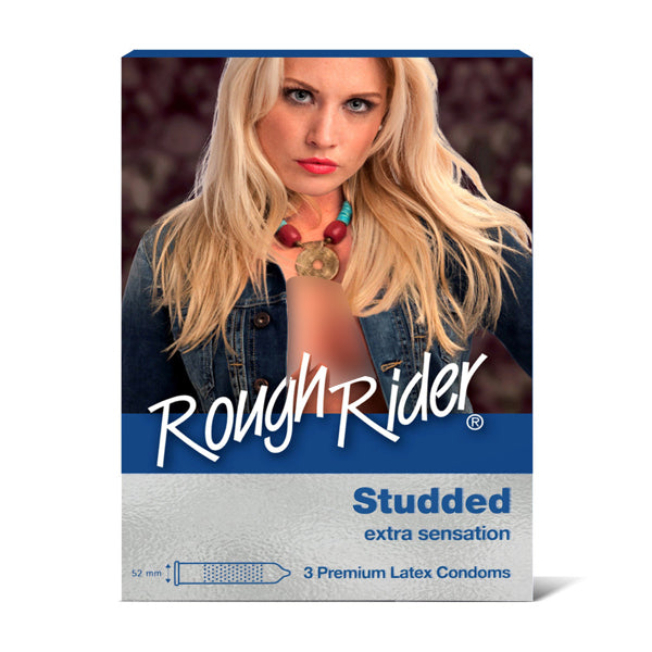Rough Rider Studded Condom 3s