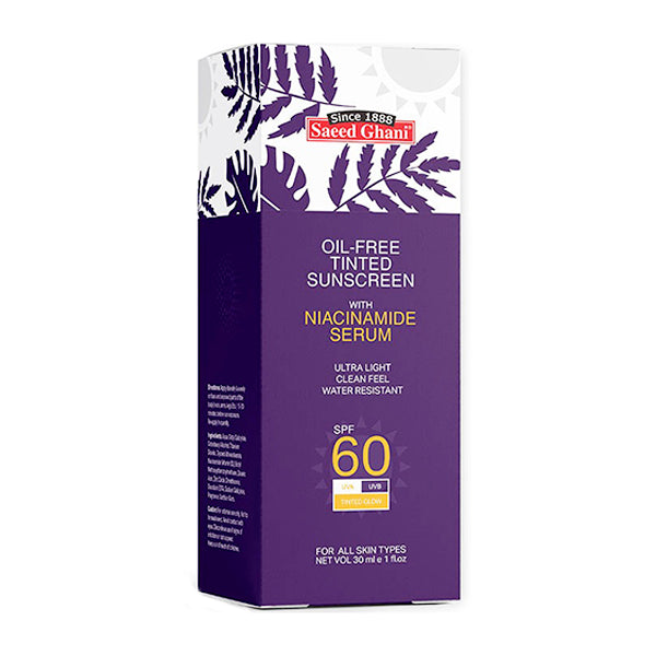 Saeed Ghani Oil Free Tinted Sunscreen With Niacinamide Serum 30ml