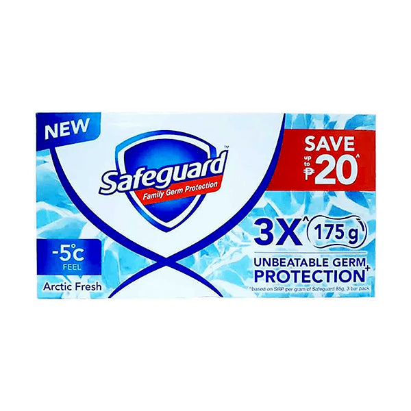Safeguard Soap Menthol 175G (Pack Of 3 )