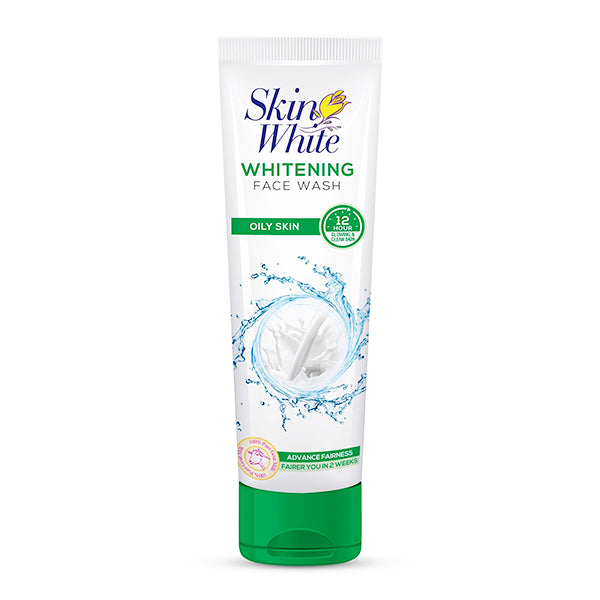 Skin White Oily Skin Whitening Face Wash (Green) 100ml
