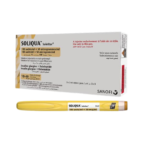 Soliqua Peach Pen 100IU/50mcg