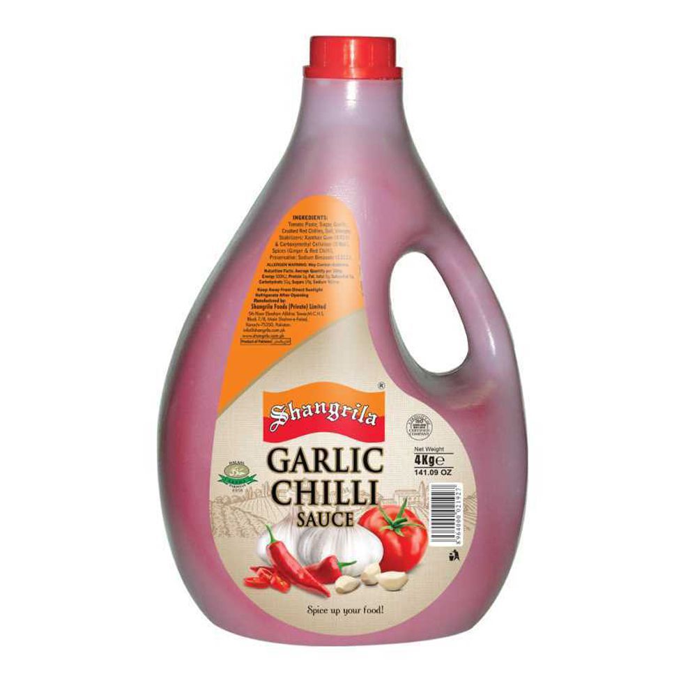 SHANGRILA GARLIC CHILLI SAUCE 4 KG Default Title - MamasJan Grocery