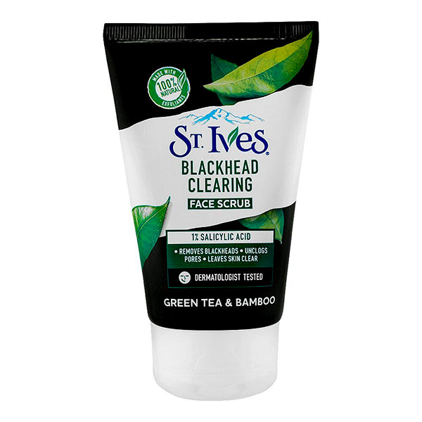 St. Ives Blackhead Clearing Green Tea & Bamboo Face Scrub 100g