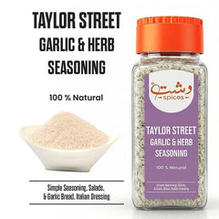 Taylor Street Garlic & Herb Seasoning / ٹیلر اسٹریٹ گارلک اینڈ ہرب سیزننگ - ChiltanPure