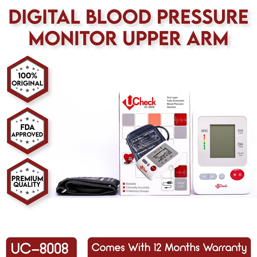 Ucheck Blood Pressure Monitor - The Healthcare Shop Pakistan