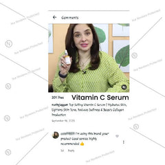 Nur Vitamin C Serum- Brightens Skin, Anti – Aging, Fades Pigmentation, Lightens Complexion, Protects Skin from Environmental & Sun Damage