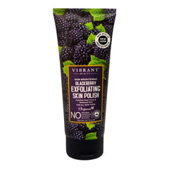 VIBRANT BEAUTY BLACKBERRY EXFOLIATING SKIN POLISH 200 ML Default Title - MamasJan skincare