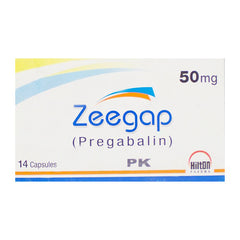 Zeegap Capsules 50mg (1 Box = 2 Strips) (1 Strip = 14 Tablets)