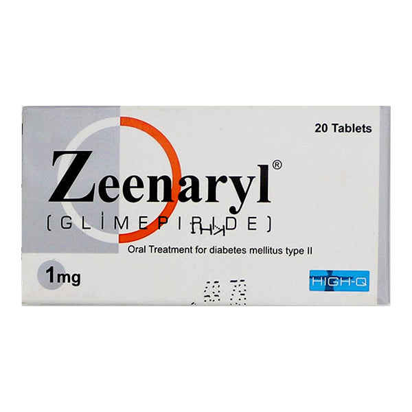 Zeenaryl Tablets 1mg (1 Strip = 10 Tablets)