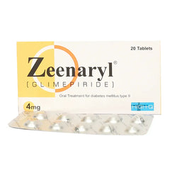 Zeenaryl Tablets 4mg (1 Strip = 10 Tablets)