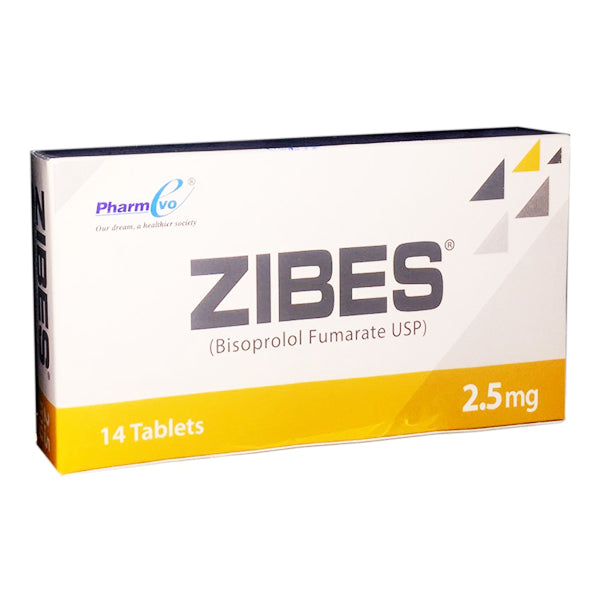 Zibes Tablets 2.5mg (1 Box = 2 Strips) (1 Strip = 7 Tablets)