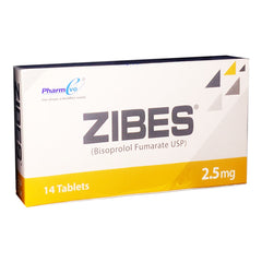 Zibes Tablets 2.5mg (1 Box = 2 Strips) (1 Strip = 7 Tablets)