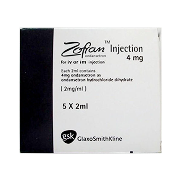 Zofran 2ml Injection 4mg (1 Box = 5 Ampoules)