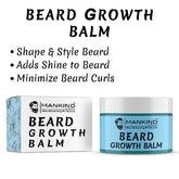 Beard Growth Balm – Adds Shine to Beard, Minimize Beard Curls, Style, Smoothes & Nourishes Beard 50ml - Mamasjan