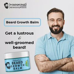 Beard Growth Balm – Adds Shine to Beard, Minimize Beard Curls, Style, Smoothes & Nourishes Beard 50ml - Mamasjan