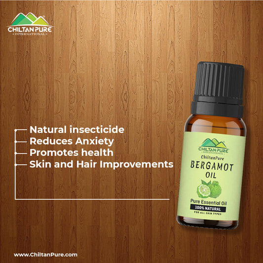 Bergamot Essential Oil – Natural Insecticide, Prevents Asthma, Eases Anxiety & Promotes Healthy Hair - Mamasjan