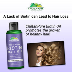Biotin Hair Oil – Boosts Hair Growth, Deep Hair Treatment, Anti-Dandruff, Makes Hair Smooth & Shiny - Mamasjan