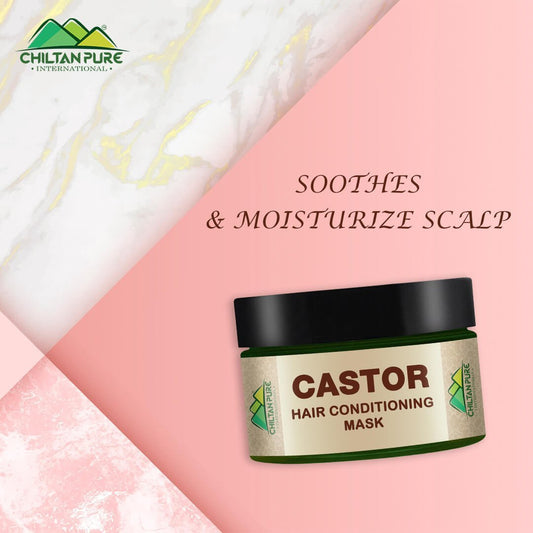 Castor Hair Conditioning Mask – Leave Your Hair Smooth, Shiny – Castor Oil for Hair - Mamasjan