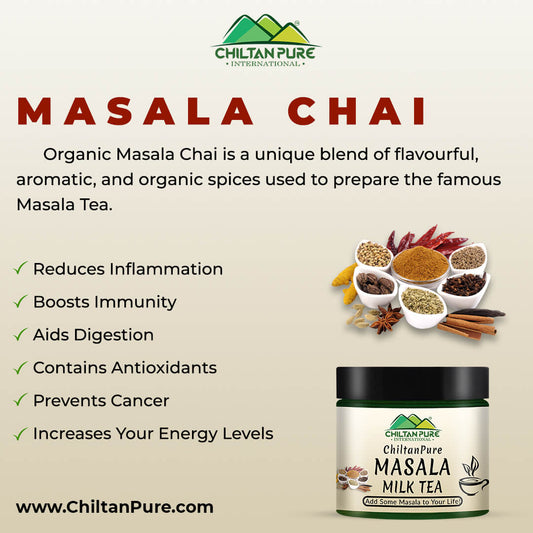 ChiltanPure Masala Chai – Full of Anti-Oxidants, Extremely Relaxing & Soothing - Mamasjan