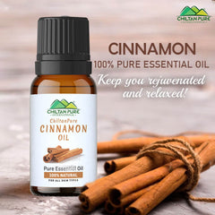 Cinnamon Essential Oil – Acts as Breathe Freshener, Immunity Booster, Reduces Sugar Cravings & Eases Chest Congestion - Mamasjan