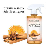 Citrus & Spicy Air Freshener - Zesty Fragrance, Eliminate Unpleasant Odours, Improves Focus & Productivity - Mamasjan