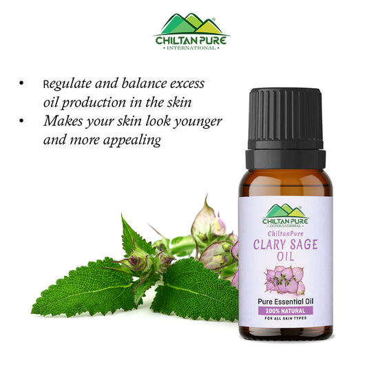 Clary Sage Essential Oil – Relieves Insomnia, Lowers Blood Pressure, Reduces Convulsions & Balances Hormones - Mamasjan