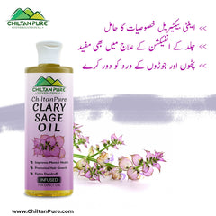 Clary Sage Infused Oil – Acts as an Aphrodisiac, Promotes Relaxation, Reduces Convulsions & Spasms - Mamasjan