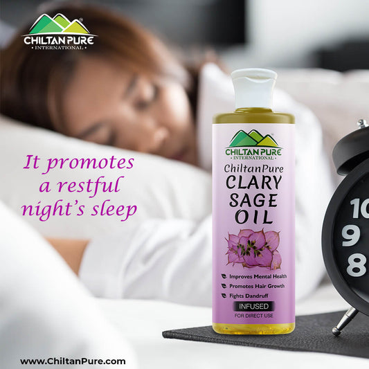 Clary Sage Infused Oil – Acts as an Aphrodisiac, Promotes Relaxation, Reduces Convulsions & Spasms - Mamasjan