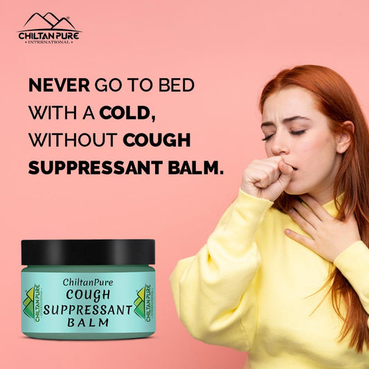 Cough Suppressant Balm – Chest Rub Balm, Relief from Cough, Cold, Nasal Decongestion, Topical Cough Suppressant - Mamasjan