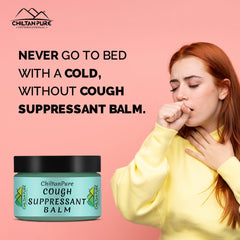 Cough Suppressant Balm – Chest Rub Balm, Relief from Cough, Cold, Nasal Decongestion, Topical Cough Suppressant - Mamasjan
