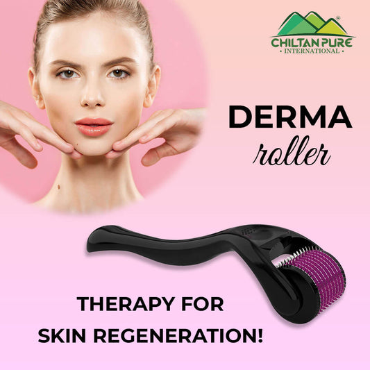 Derma Roller System – Ultra Sharp Needle Tips, Therapy for Skin Regeneration, Efficient Treatment for Anti-Aging Skin & Stretch Marks!! - Mamasjan