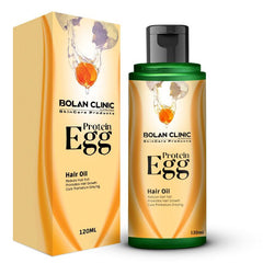 Egg Oil - Hydrates Hair, Prevents Premature Greying, and Eliminates Frizz for Silky, Soft, and Thick Hair! - Mamasjan