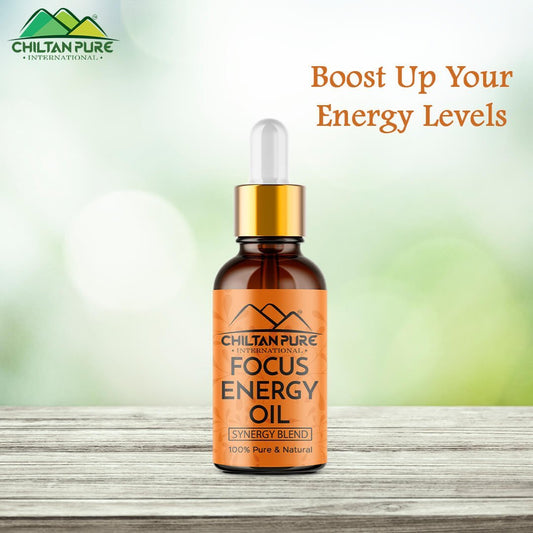 Focus & Energy Oil – Give You Extra Boost You Need with 100% Pure Undiluted Certified Organic Essential Oils 30ml - Mamasjan
