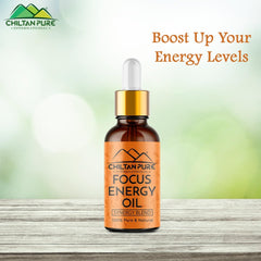 Focus & Energy Oil – Give You Extra Boost You Need with 100% Pure Undiluted Certified Organic Essential Oils 30ml - Mamasjan