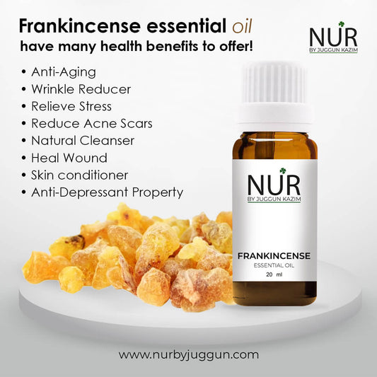 Frankincense Essential Oil – The king of oils, Evening out skin tone, minimizing blemishes, reduce joint inflammation caused by arthritis & Improves asthma - Mamasjan