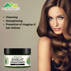 Garlic Conditioner Hair Mask – Promote Hair Growth, Balance PH Level of Hair, Makes Hair Healthy & Shiny - Mamasjan