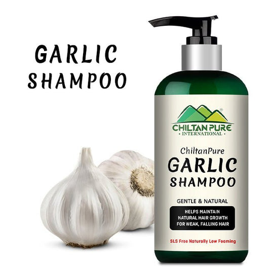 Garlic Shampoo – Enhance Hair Growth, Prevent Dandruff, Gives Shine to Hair & Repair Split Ends - Mamasjan