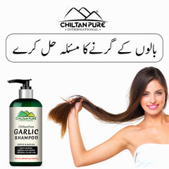 Garlic Shampoo – Enhance Hair Growth, Prevent Dandruff, Gives Shine to Hair & Repair Split Ends - Mamasjan