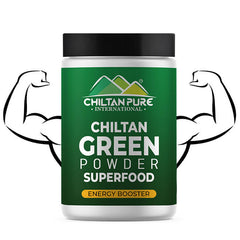 Green Powder – Contains vitamin C & K, Boosts your metabolism, Improves energy levels & heart health – 100% pure organic 140g - Mamasjan
