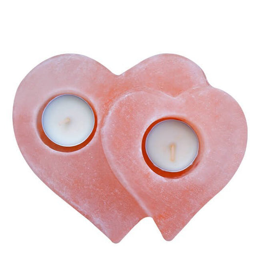 Heart Shape Pink Salt Candle – The gentlest touch of nature for your entire family, removes toxins from the air, Cleanse the indoor air, absorbs the negative energy, 100% organic - Mamasjan