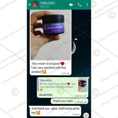Hyaluronic Cream - Hydrates Skin, Boosts Skin’s Elasticity, Soothes Skin Inflammation, Fade Fine lines & Wrinkles - Mamasjan