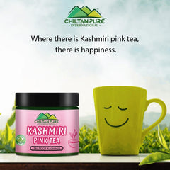 Kashmiri Pink Tea – Where there’s Pink Tea, There’s Happiness! Improves Digestion, Aids Weight Loss & Boosts Immunity – 100% Pure Organic - Mamasjan