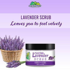 Lavender Face & Body Scrub - Organic Gentle Exfoliating Face Scrub, Moisturizes & Nourishes Skin, Makes Skin Super Soft - Mamasjan