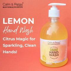 Lemon Handwash - Long Lasting Freshness, Moisturize & Nourish Hands. - Mamasjan