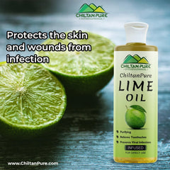 Lime Infused Oil - Promotes Blood Coagulation, Prevents Viral Infections & Potentially Effective Disinfectant - Mamasjan